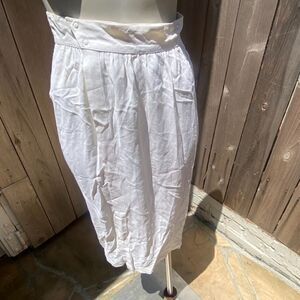 80s Vintage Thierry Mugler White Pencil wrap Skirt Size FR40 medium white
